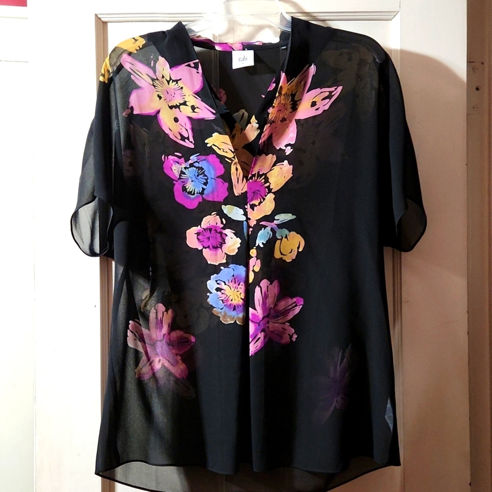 CAbi Bouquet Blouse -M
